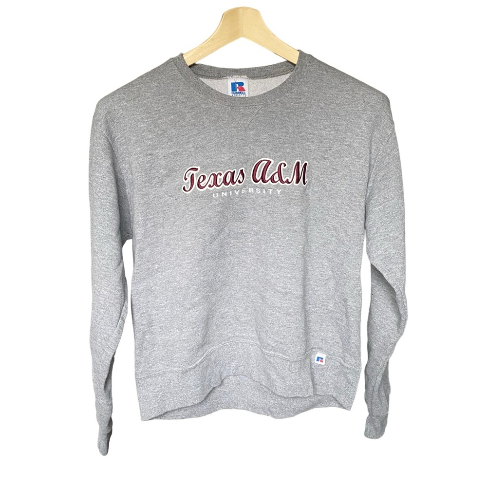 Vintage 90s Russell Athletic Texas A&M Aggies University Sweater Sweatshirt L